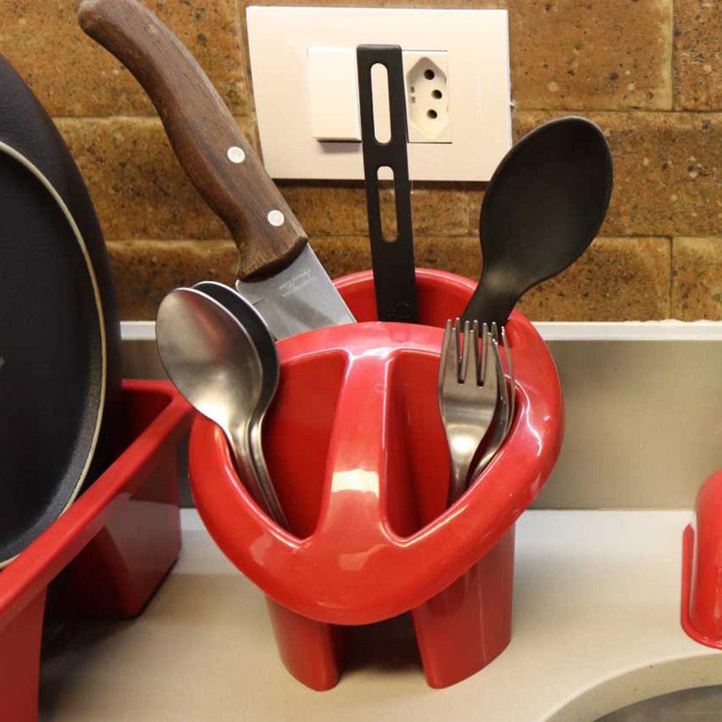 Escorredor de Talheres Plástico Uninjet Pratico e Útil - Image 3